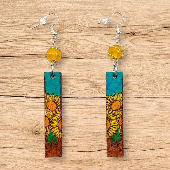 Wood Earrings #25