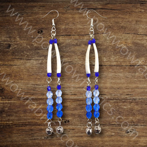 Dentalia Earrings #1 - "Got the Blues"