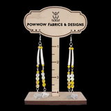 Dentalia Earrings #12 - "Canary Yellow"