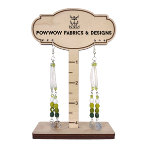 Dentalia Earrings #21 - "Olive You"