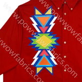 Mens 3XL Appliqued Shirt