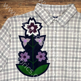 Mens 3XL Appliqued Shirt