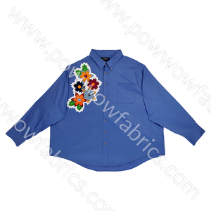 Mens 4XL Appliqued Shirt