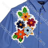 Mens 4XL Appliqued Shirt