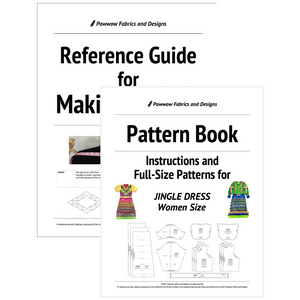 BUNDLE: Womens Jingle Dress Outfit Pattern Book + Reference Guide for Making Regalia