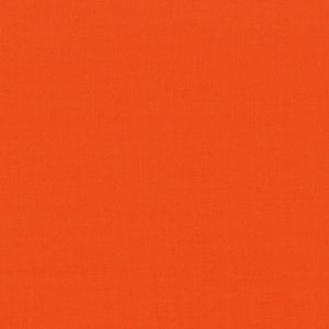 Orange - Cotton/Polyester Poplin